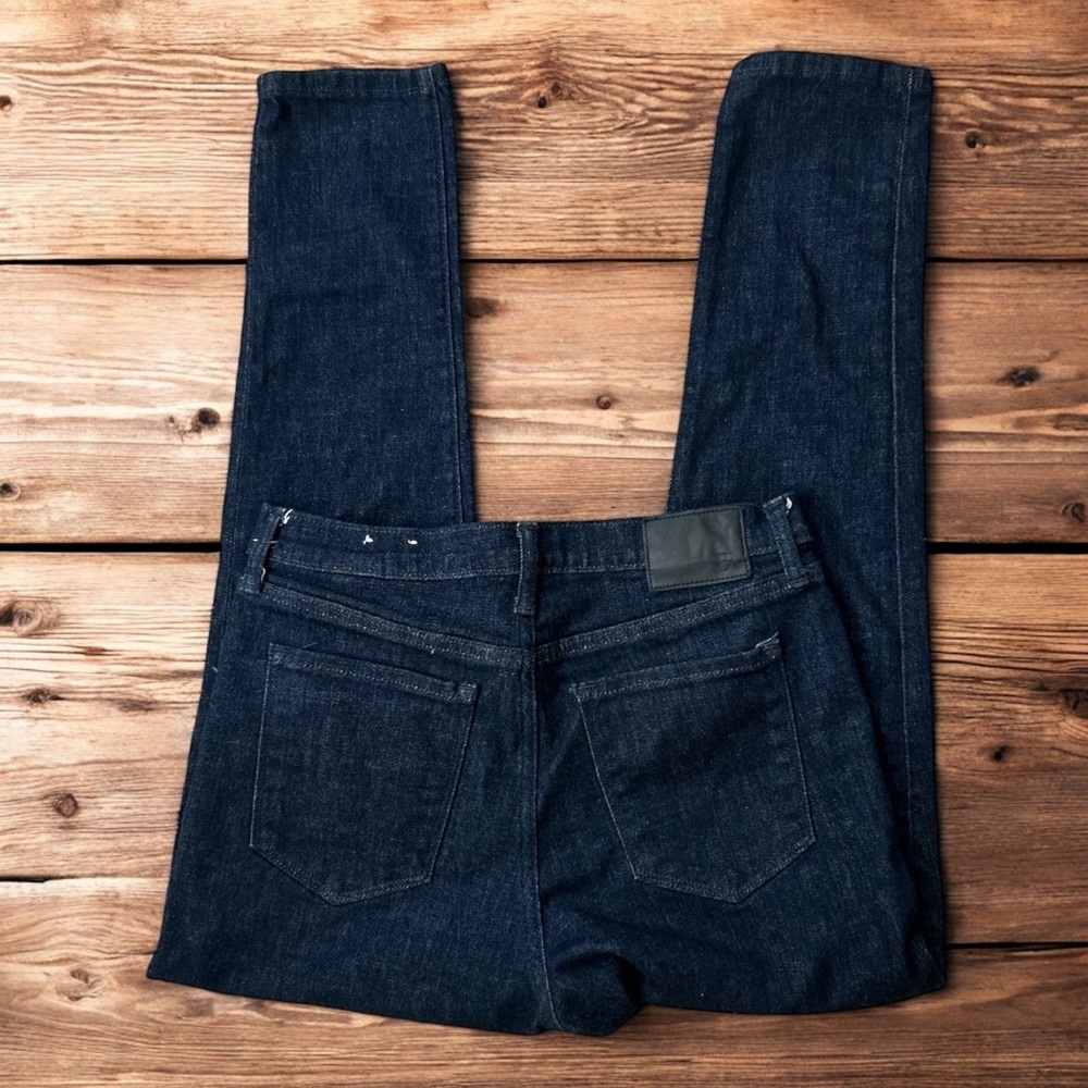 BR Banana Republic High Rise Skinny Dark Wash Denim Jeans - Picture 3 of 5